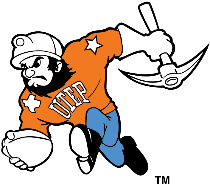 UTEP Miners 1992-2003 Mascot Logo DIY iron on transfer (heat transfer)